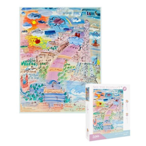 See the Elephant-Paris Discontinued-See the Elephant-500pcs Jigsaw Puzzle-Paris by Raoul Dufy