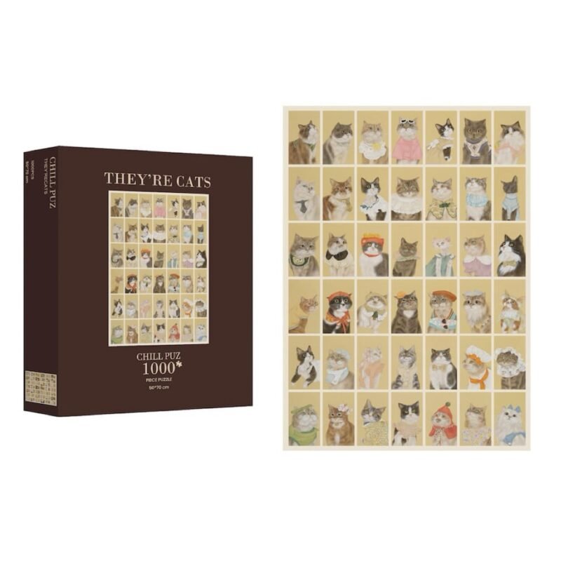 They are Cats (1) Chill Puz-1000 Piece Puzzle-They are Cats