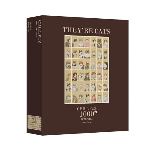 They are Cats (2) Chill Puz-1000 Piece Puzzle-They are Cats