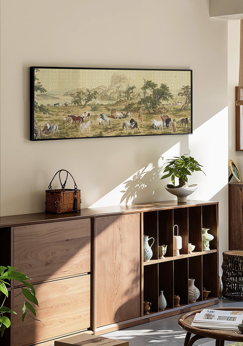 Toi-1000pcs Jigsaw Puzzle-One Hundred Horses