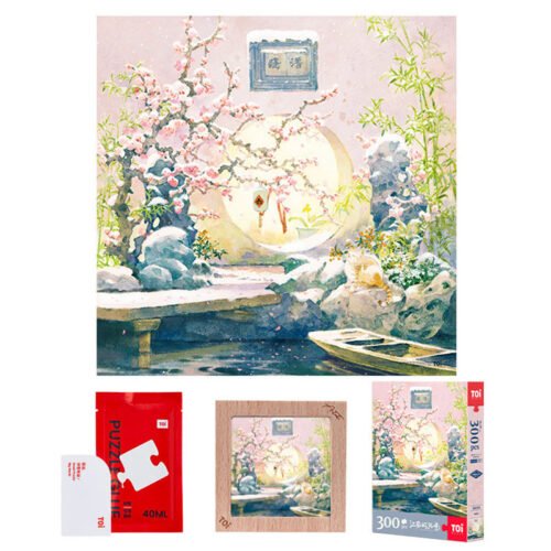 Toi-Plum Blossom Fragrance Fills the Bridge (2) Toi-300pcs Jigsaw Puzzle-Plum Blossom Fragrance Fills the Bridge