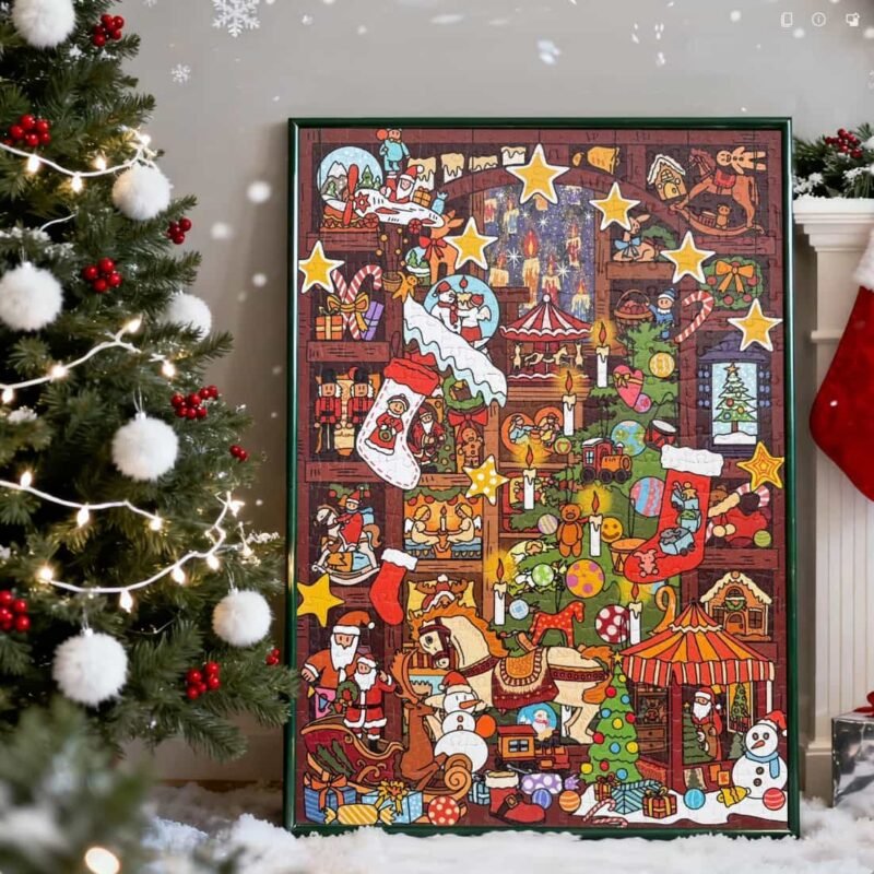 TuTuDingDang-500pcs Puzzle-Christmas Display Window