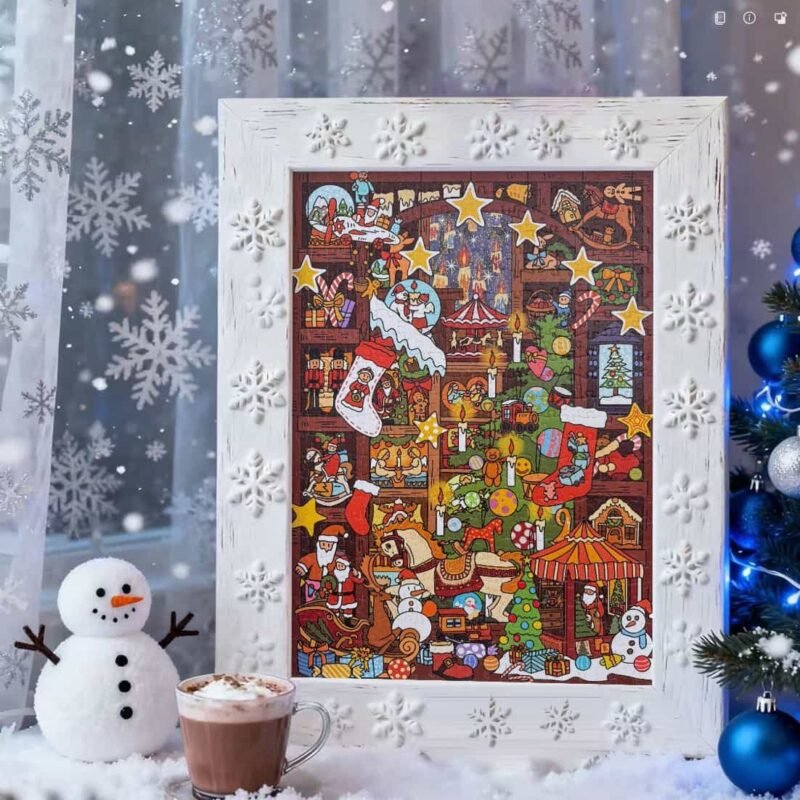 TuTuDingDang-500pcs Puzzle-Christmas Display Window