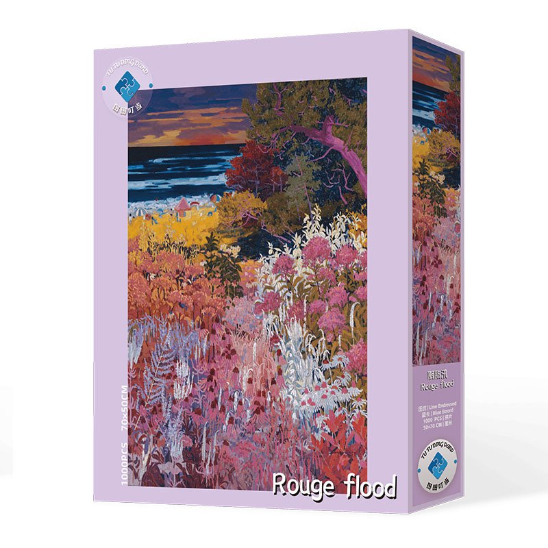 TuTuDingDang-1000pcs Jigsaw Puzzle-Rouge Flood