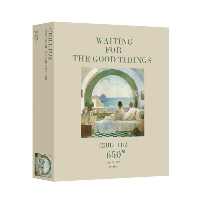Chill Puz-650 Piece Puzzle-Waiting for the Good Tidings