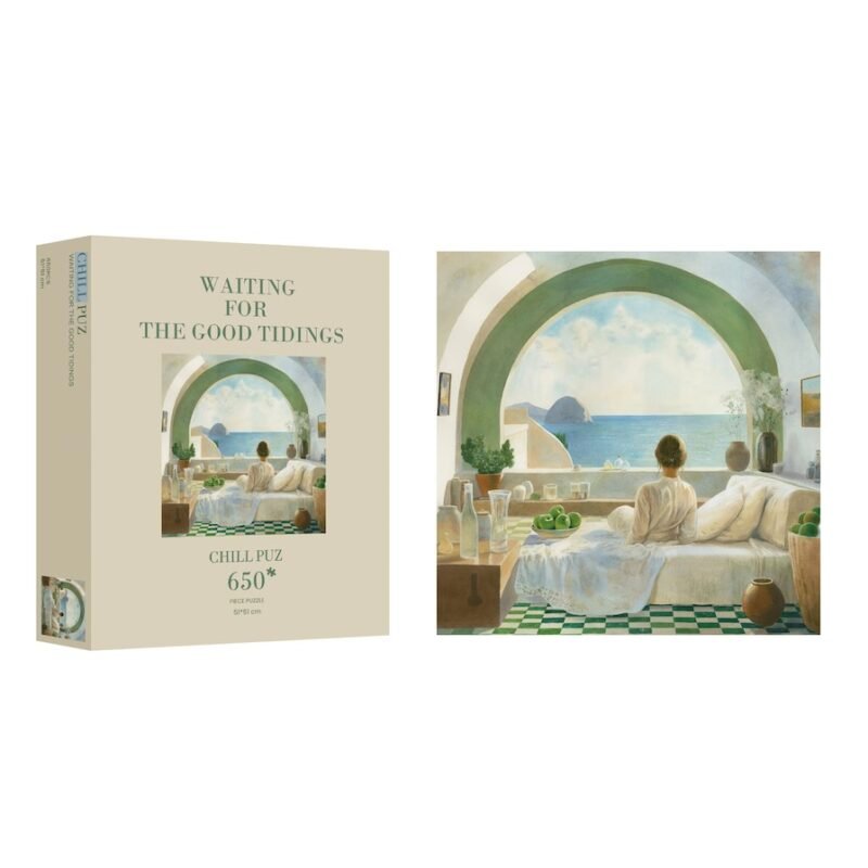 Chill Puz-650 Piece Puzzle-Waiting for the Good Tidings