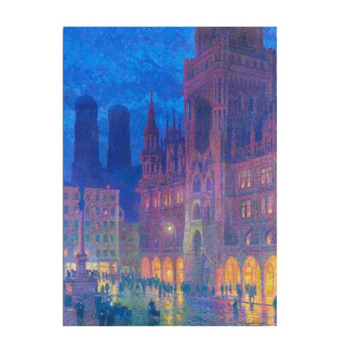 Bayby-Marienplatz, Munich Discontinued-Bayby Fabric-Finish Puzzle with Resin Core-Marienplatz, Munich-1000pcs