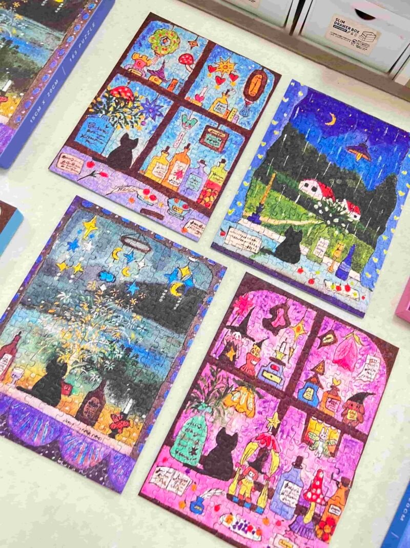 Boff Travelling Cat Puzzle-165pcs-Blue Dream