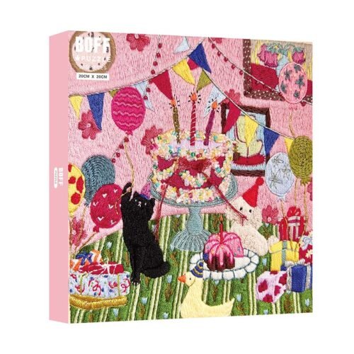 Boff Embroidery Puzzle-225pcs-Happy Birthday (2) Boff Embroidery Like Puzzle-225pcs Puzzle-Happy Birthday