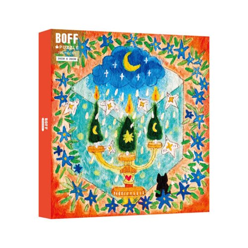 Boff Magic Black Cat Puzzle-225pcs-Gleaming Moon Boff Magic Cat Puzzle-225pcs-Gleaming Moon