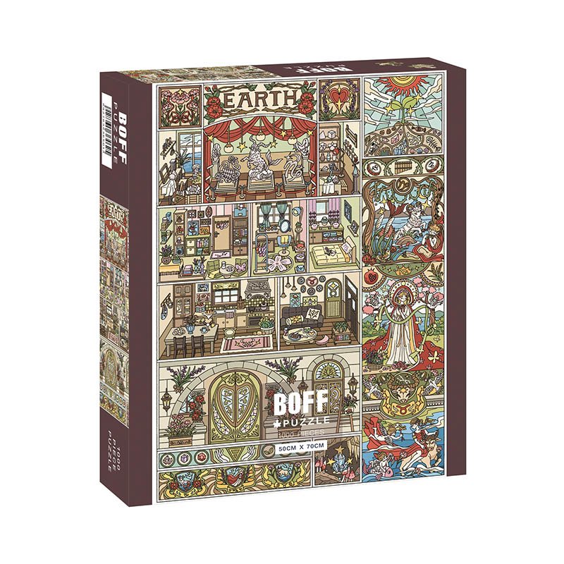 Boff Puzzle-Earth Sign Apartment (1) Boff-1000pcs Jigsaw Puzzle-Earth Sign Apartment