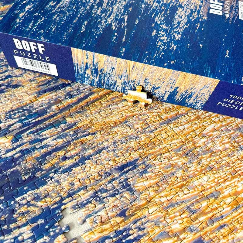 Boff-1000pcs Jigsaw Puzzle-The Sea of Distinct Blue and Gold