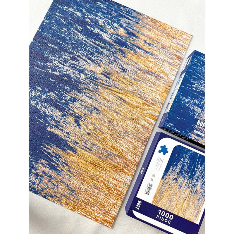 Boff-1000pcs Jigsaw Puzzle-The Sea of Distinct Blue and Gold