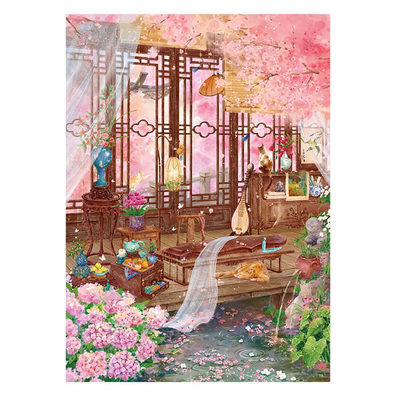 Toi-1000pcs Jigsaw Puzzle-Melody Among the Flowers
