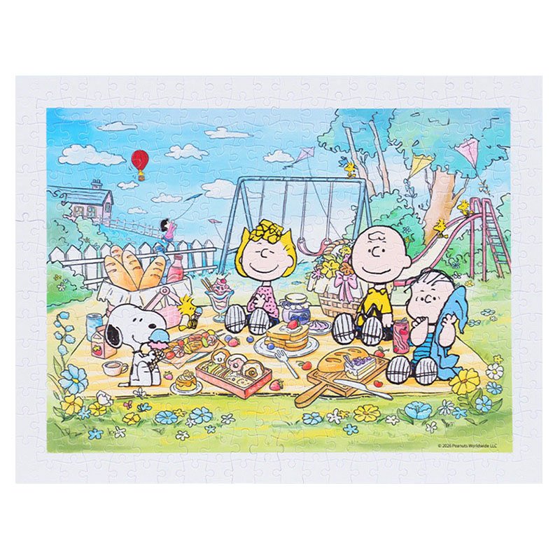 Momibook-Snoopy Funny Picnic Day-300 Piece Resin Puzzle