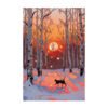 Momibook-1000 Piece Jigsaw Puzzle-Warmth in the Deep Woods