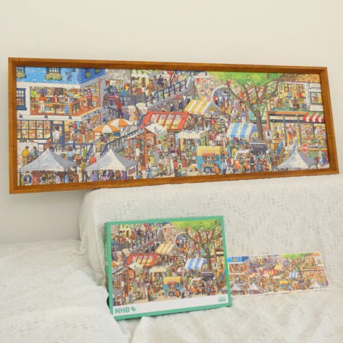 Ni Puzz-Town Market (3) Ni Puzz-1000pcs Jigsaw Puzzle-Town Market