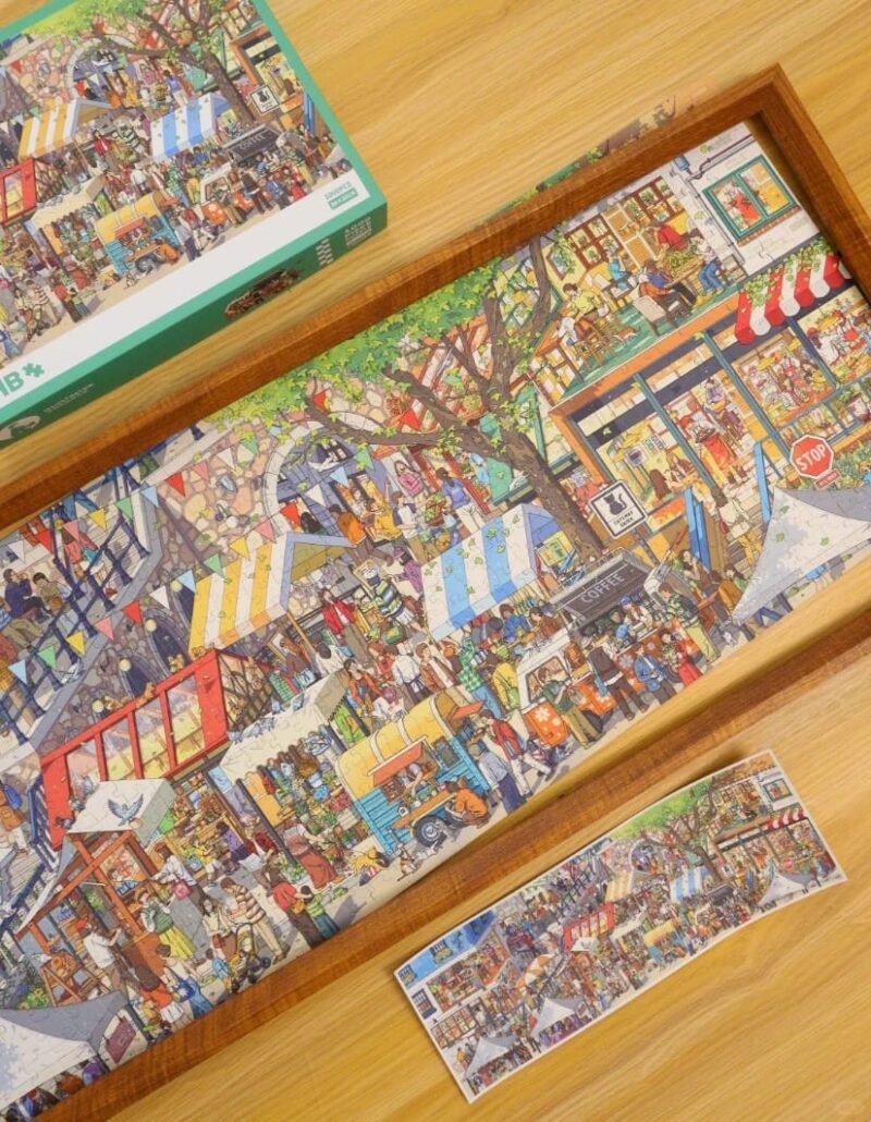 Ni Puzz-Town Market (4) Ni Puzz-1000pcs Jigsaw Puzzle-Town Market