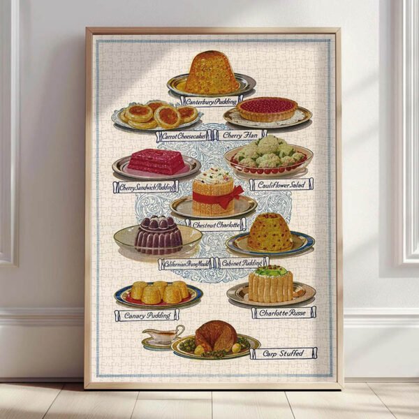 Pin De Le-Food Name Start With Letter C-1000pcs Jigsaw Puzzle