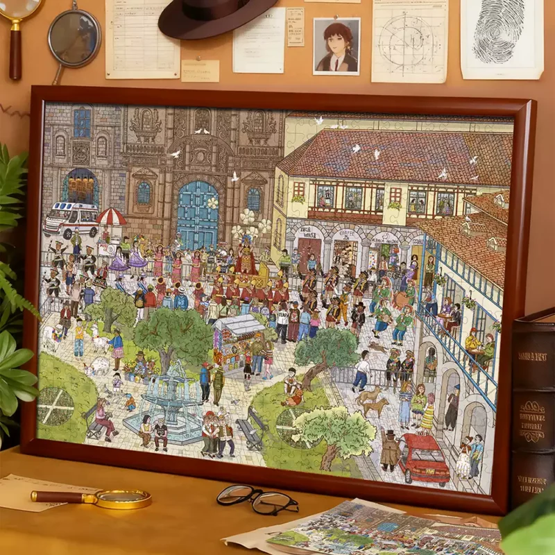 Priceces-Mysterious 1000pcs Jigsaw Puzzle-Escape from Cusco