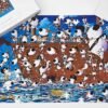 Sailing Dogs Seren Art-500 Piece Puzzle-Sailing Dogs