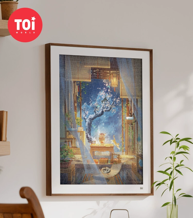 Toi-1000pcs Jigsaw Puzzle-A Little Stove of Red Clay