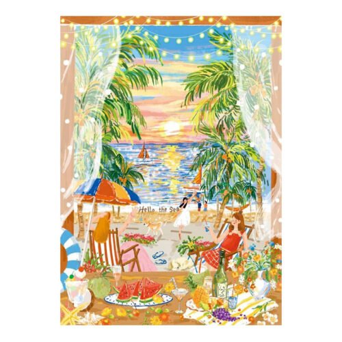 Discontinued-Toi-1000pcs Jigsaw Puzzle-Evening Breeze by the Sea