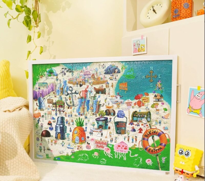 Toi-Sponge Bob Bikini Bottom (2) Toi-1000pcs Jigsaw Puzzle-Sponge Bob Bikini Bottom
