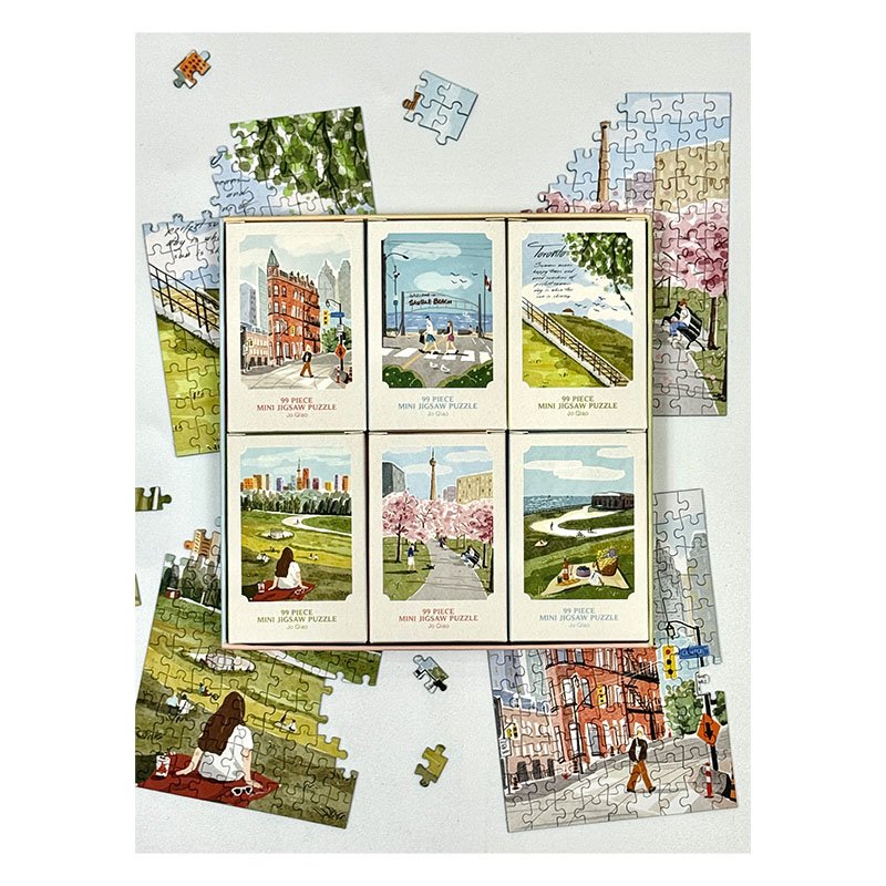 Travel In Toronto Puffinkids-Travel In Toronto-99pcs*6 Boxes