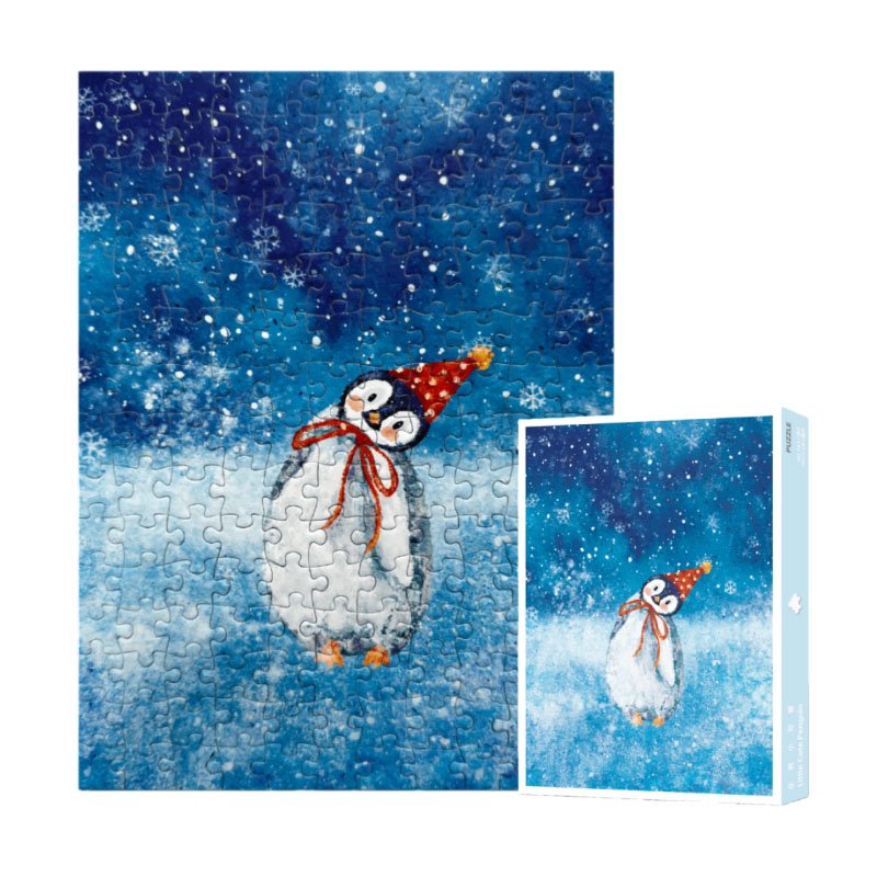 Tutudingdang-Cute Penguins (1) TuTuDingDang-165pcs Jigsaw Puzzle-Cute Penguin