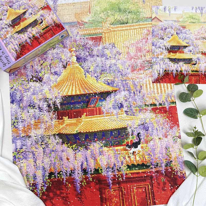 TuTuDingDang-1000 Piece-Deep Spring in the Wisteria Palace