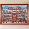TuTuDingDang-Double-sided Puzzle 1000 Piece-New Year Street