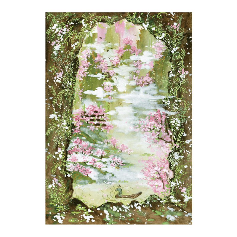 Tutudingdang-Peach Blossom Springs (2) TuTuDingDang-1000 Piece-Peach Blossom Springs