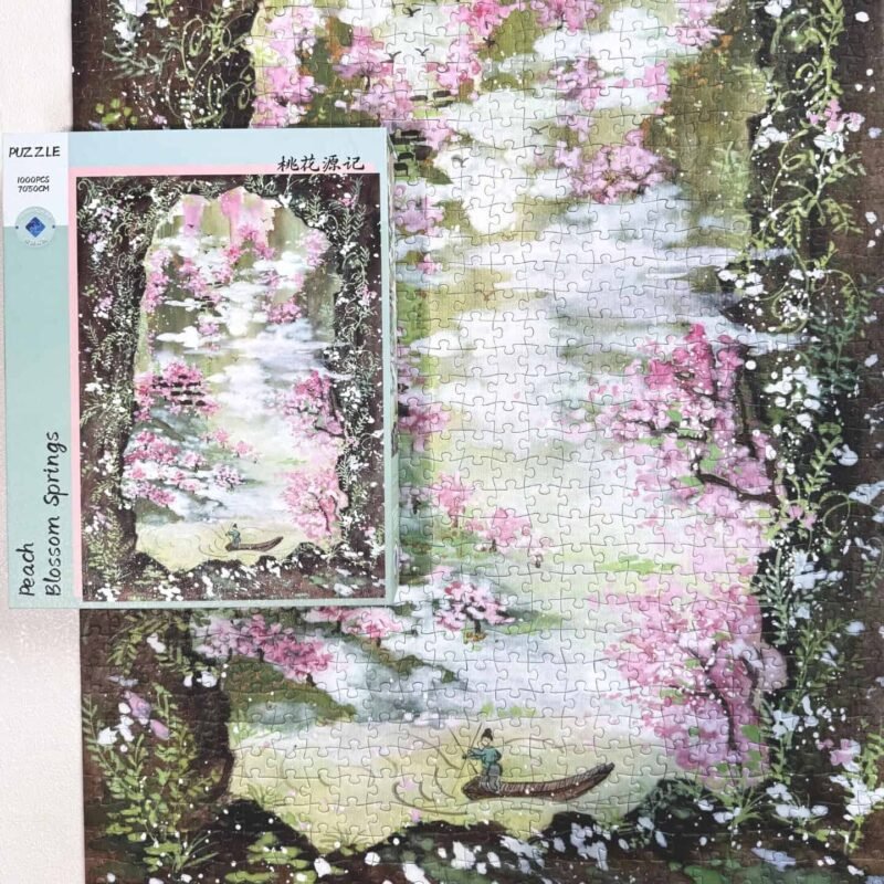 Tutudingdang-Peach Blossom Springs (3) TuTuDingDang-1000 Piece-Peach Blossom Springs