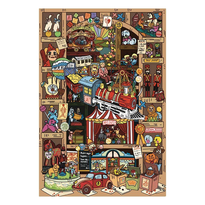 TuTuDingDang-500pcs Puzzle-Toy Showcase