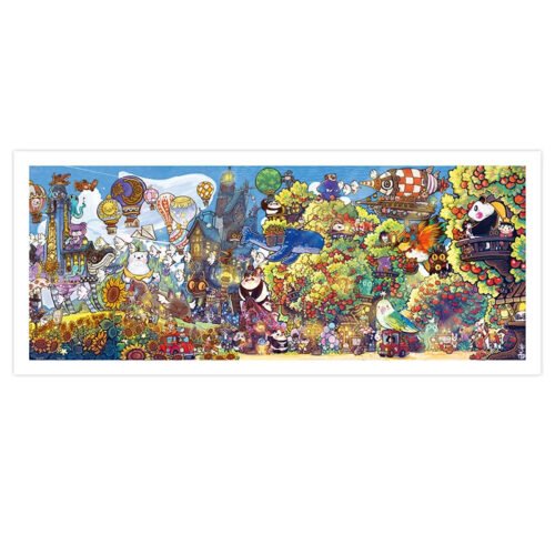 3djp/Pintoo 1000pcs Puzzle-Harvest Fields