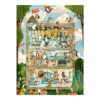 3djp/Pintoo-1200pcs Plastic Jigsaw Puzzles-Cat Town Gym