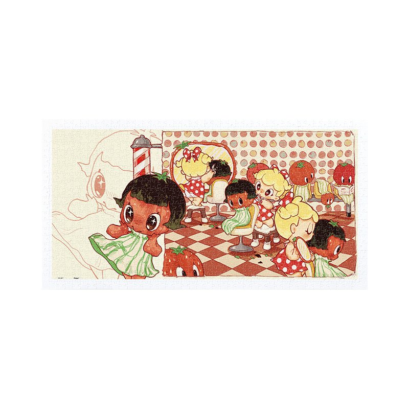 3djp/Pintoo Jigsaw Puzzles 800pcs-Penny Series-Hair Salon