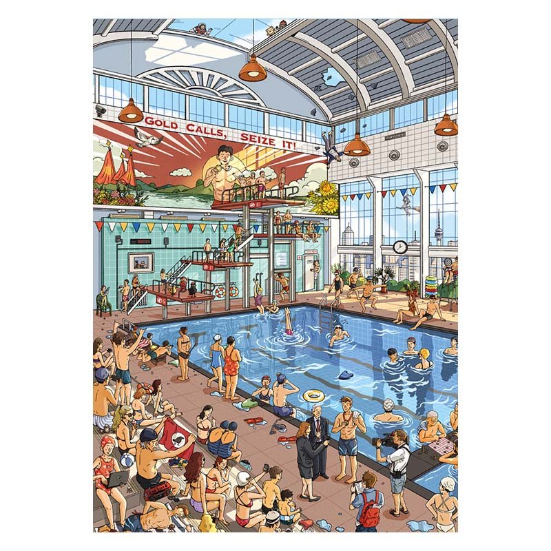 Botop Fusion-1000pcs Jigsaw Puzzle-Swimming