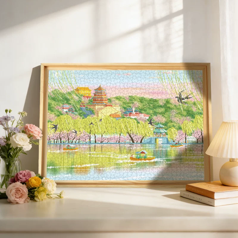 Botop Fusion-1000pcs Jigsaw Puzzle-Spring Dawn