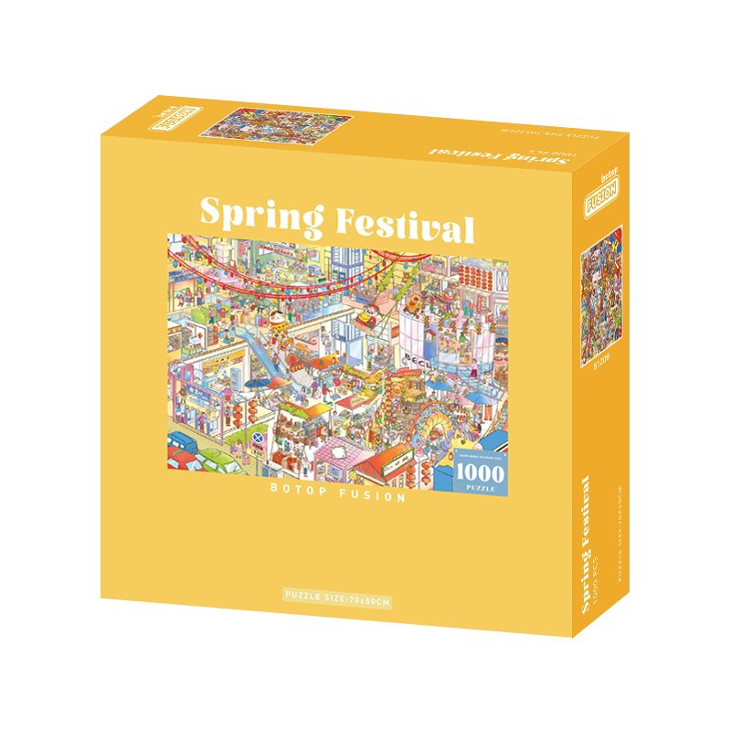 Botop Fusion-1000pcs Jigsaw Puzzle-Spring Festival