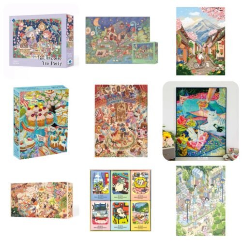 (Freeshipping from USA)1000 Piece Jigsaw Puzzles for Adults-Adorable Animal Series, Premium Non-AI Art