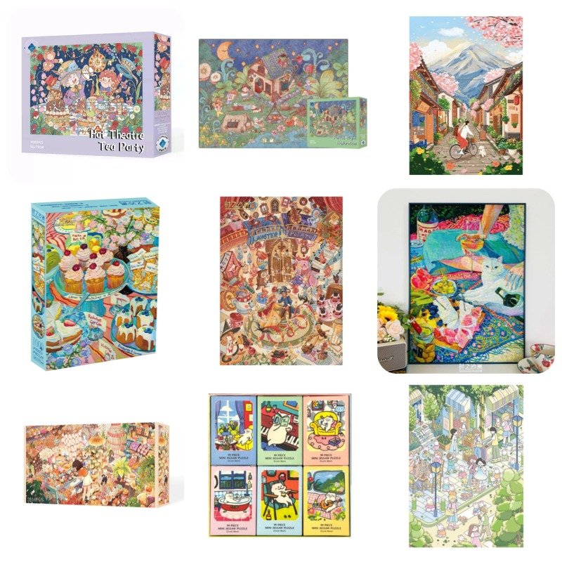 (Freeshipping from USA)1000 Piece Jigsaw Puzzles for Adults-Adorable Animal Series, Premium Non-AI Art