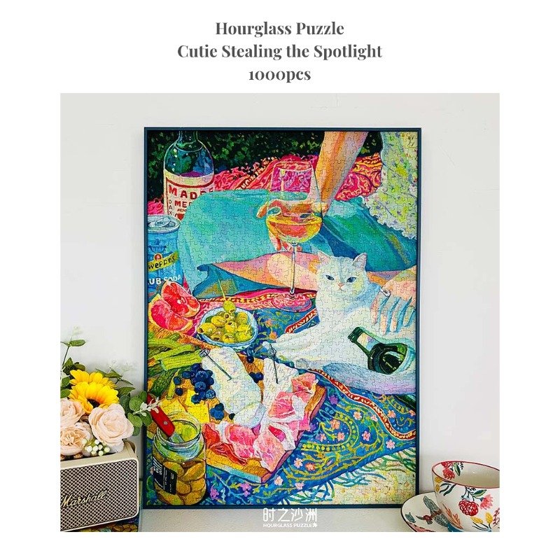 (Freeshipping from USA)1000 Piece Jigsaw Puzzles for Adults-Adorable Animal Series, Premium Non-AI Art