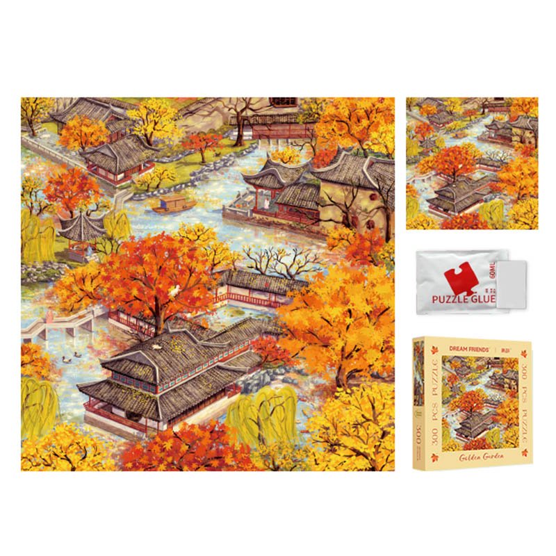 Dream Friends-300 Jigsaw Puzzle-Golden Garden