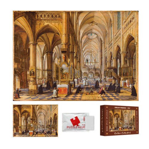 Dream Friends-1000 Jigsaw Puzzle-Gothic Cathedral