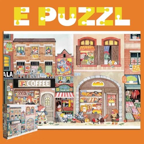 E Puzzl-1000pcs Jigsaw Puzzle-Animal Street