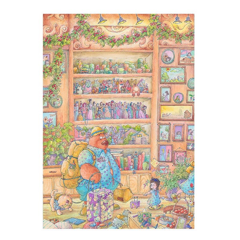 Kessing-1000pcs Jigsaw Puzzle-Happy Holiday