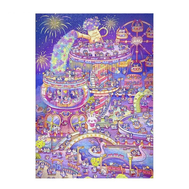 Kessing-1000pcs Jigsaw Puzzle-Happy Valentine's Day