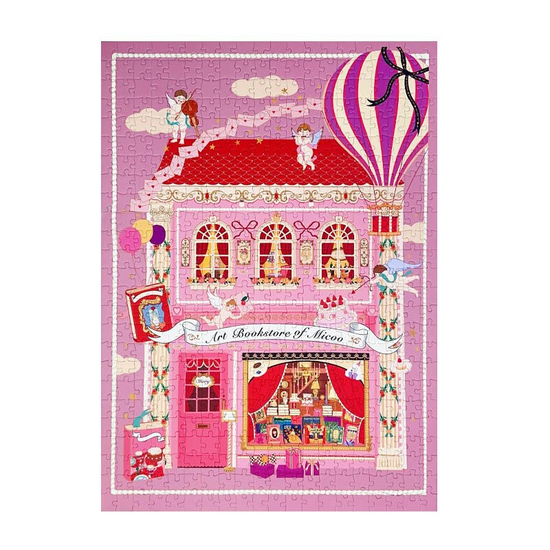 Kessing-500pcs Jigsaw Puzzle-Art Bookstore of Micoo